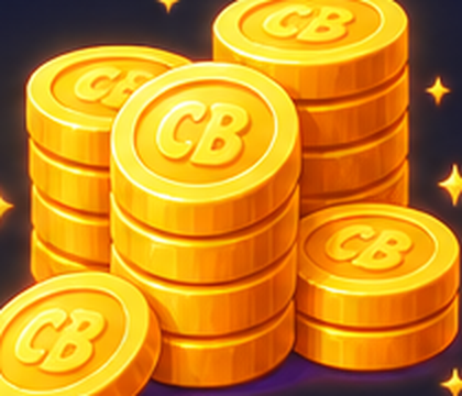 Stacked coins