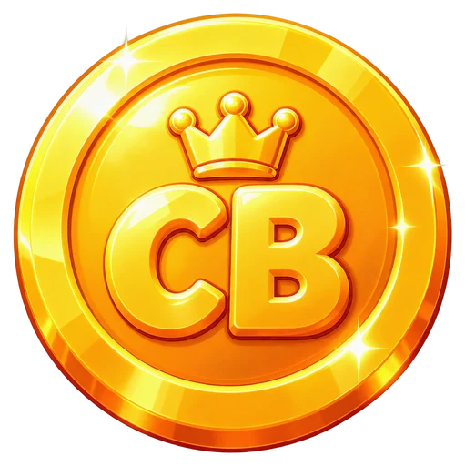 CB coin, front