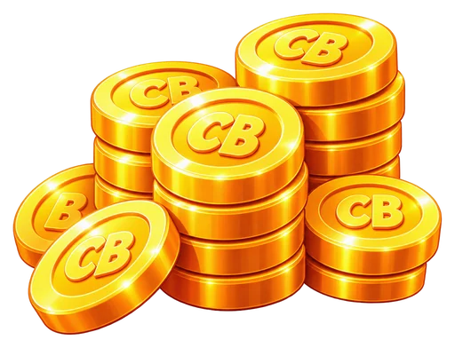 Stacked coins